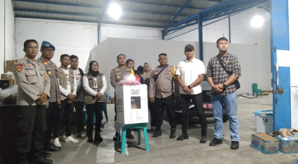 Polres Halut Dan Kodim Tobelo Monitoring PSU Di TPS Khusus NHM