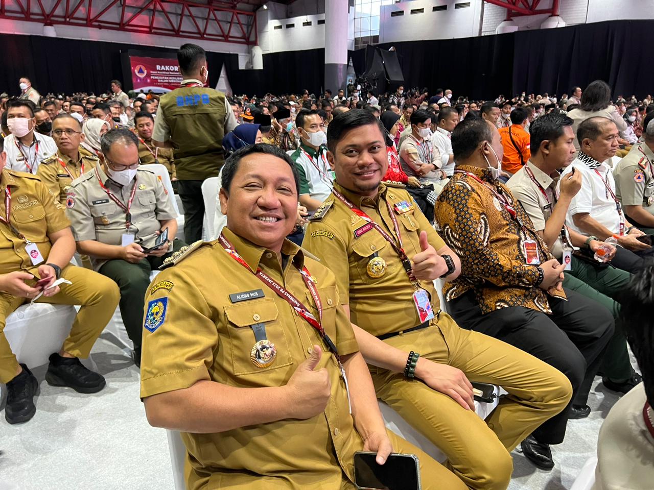 Bupati Pulau Taliabu Hadiri Rakornas Penanggulan Bencana - Halmahera Raya